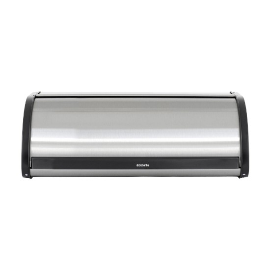 Bread box, 44.5 x 26.2 cm, stainless steel, fingerprint-proof, Matt Steel - Brabantia