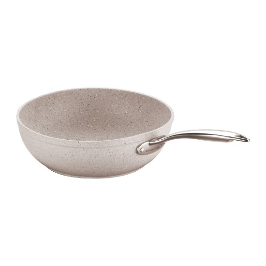 Sartén wok, aluminio, 24 cm / 2,5 L, "Granita" - Korkmaz