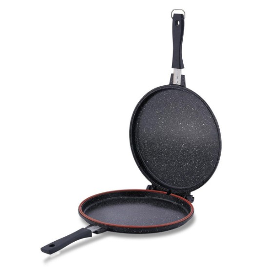 Double frying pan, aluminium, 28 cm, "Ornella" - Korkmaz