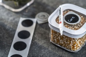 Set di 11 etichette in silicone con pennarello a gesso, "Cube" - Zwilling