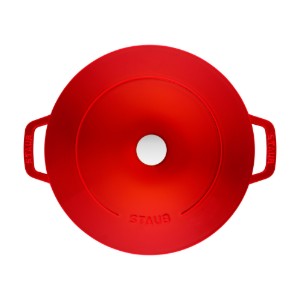 Set of 2 cookwares Cocotte, cast iron, 24 cm, Cherry - Staub