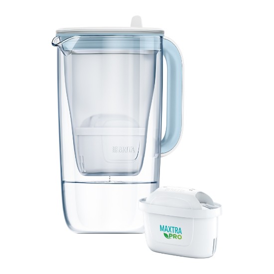 Glass filter jug, BRITA, 2.5 L, Maxtra PRO (lightblue)