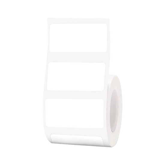 Etikettenaufkleberrolle, 40 x 20 mm, 320 Stück/Rolle, Weiß – NIIMBOT