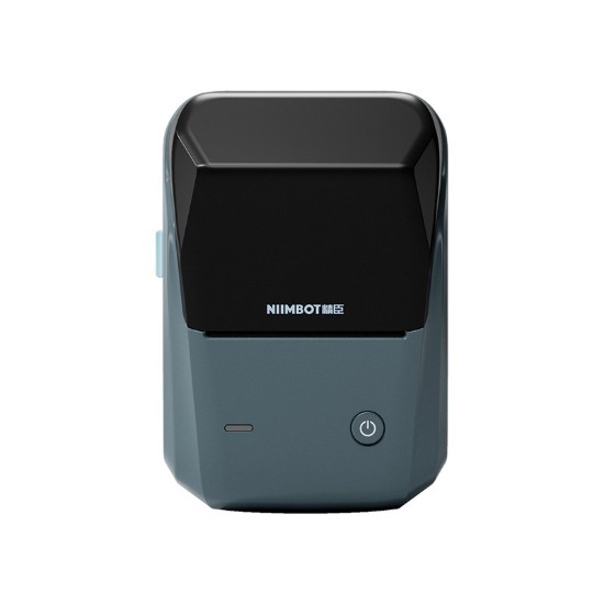 Thermal label printer, portable, B1 model, Lake Blue - NIIMBOT
