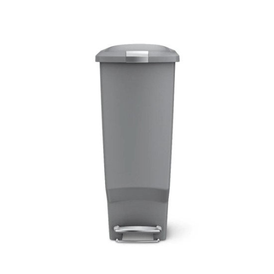 Poubelle à pédale, 40 L, plastique, Gris - simplehuman