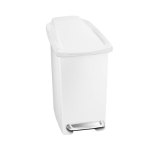 Pedal trash can, 10 L, plastic - simplehuman