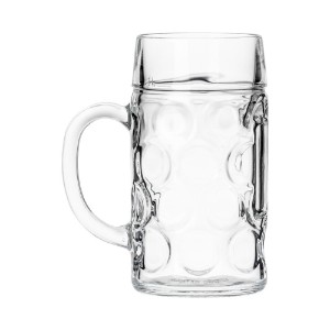 Beer pint, 1250 ml, glass, "Don" - Borgonovo