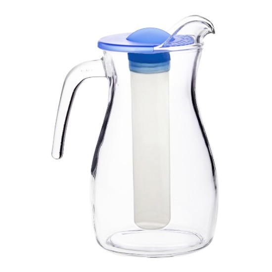 Carafe avec compartiment réfrigérant, 1500 ml, en verre, Venezia - Borgonovo