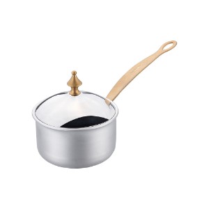 Saucepan, with lid, aluminum, 9cm/0.35L, "Hanedan" - Korkmaz