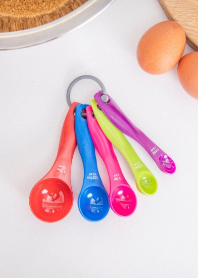 5-daļīgs mērkarotes komplekts, plastmasas - Colourworks