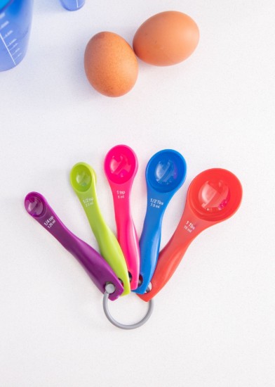 5-daļīgs mērkarotes komplekts, plastmasas - Colourworks