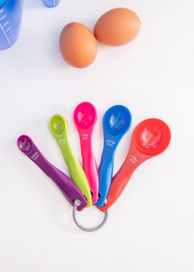 5-piece measuring spoon set, plastic - Kitchen Craft