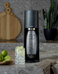 "Terra" soda maker, Black - SodaStream