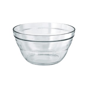 Bowl, 21.5 cm / 2500 ml, glass, "Lambada" - Borgonovo