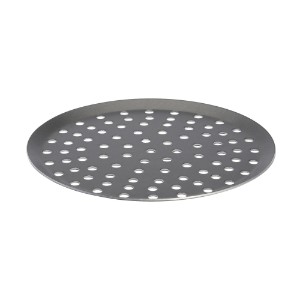 Perforated round tray, 28 cm, aluminum, CHOC - de Buyer