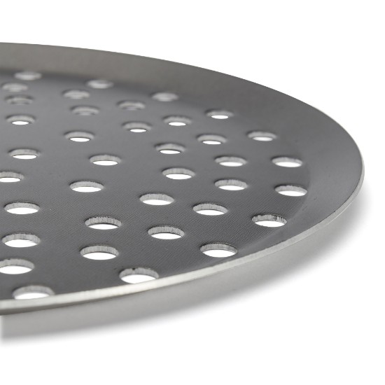 Perforated round tray, 28 cm, aluminum, CHOC - de Buyer