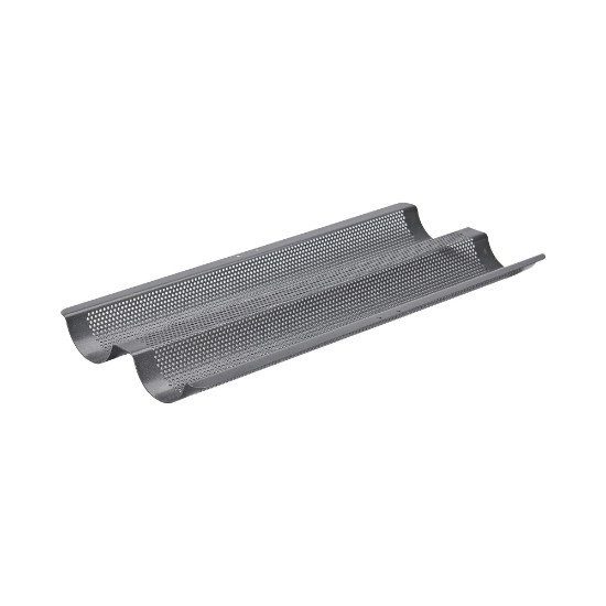 Baguette pan, steel, 37 x 16.2 cm - de Buyer