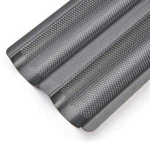 Baguette pan, steel, 37 x 16.2 cm - de Buyer