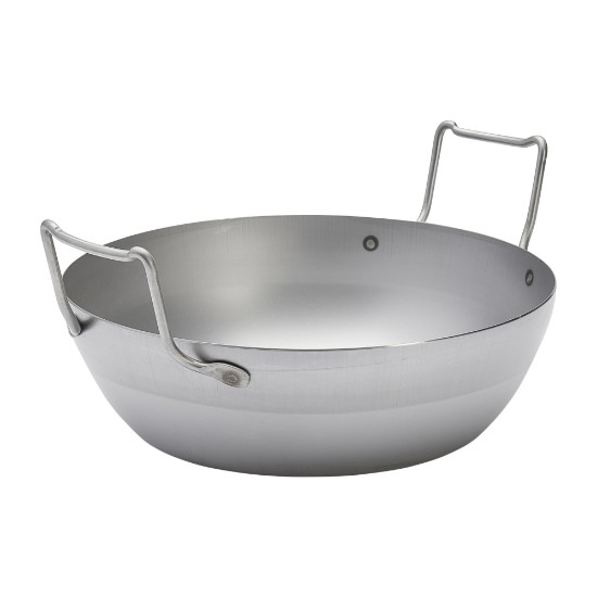 Deep frying pan, 28 cm/4L, steel, "La Lyonnaise" - de Buyer