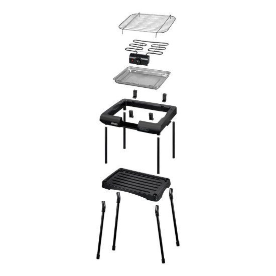 Elektrogrill "Black Rack", 2000 W - Unold