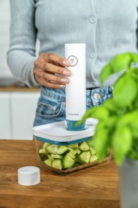 Contenitore sottovuoto per alimenti, in vetro, 900 ml, "FRESH & SAVE" La Mer - Zwilling