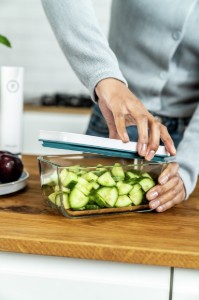 Contenitore sottovuoto per alimenti, in vetro, 900 ml, "FRESH & SAVE" La Mer - Zwilling