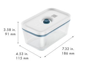 Contenitore sottovuoto per alimenti, in vetro, 900 ml, "FRESH & SAVE" La Mer - Zwilling