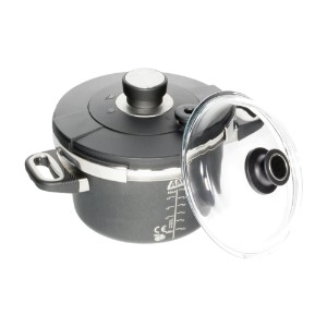 Pressure cooker, aluminum, 22cm/3L - AMT Gastroguss