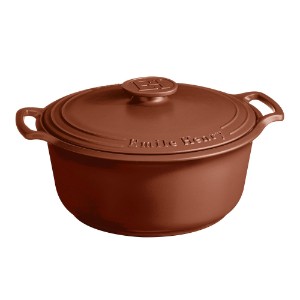 Cocotte tencere, seramik, 33 cm / 6,5L, "Sublime", Sienna - Emile Henry