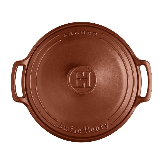 Cocotte-gryde, keramik, 33 cm / 6.5L, "Sublime", Sienna - Emile Henry