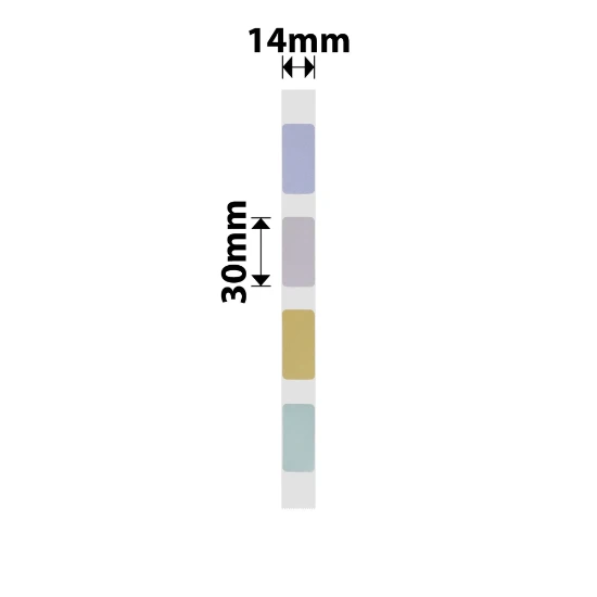 Rouleau d'étiquettes autocollantes, 14x30mm, 210 pcs/rouleau, Cornfield - NIIMBOT