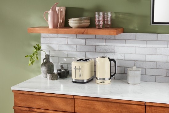 Variable temperature electric kettle, 1.7 L, Almond Cream - KitchenAid