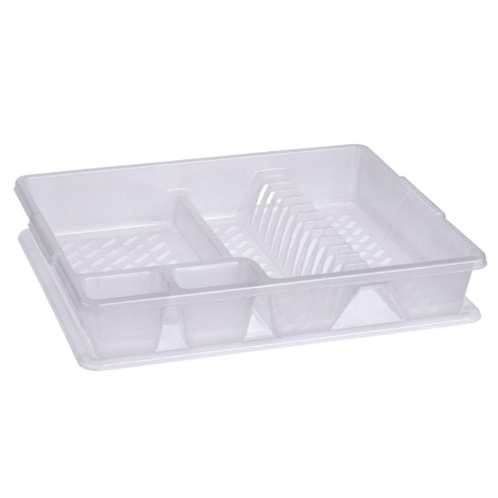 Сушилка для посуды с поддоном, пластик, 45 × 38 × 8,8 см - Curver