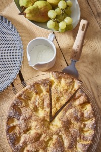 Stampo per crostata forato, con carta da forno inclusa, acciaio inossidabile, 28 cm - de Buyer