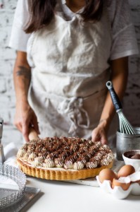 Stampo per crostata forato, con carta da forno inclusa, acciaio inossidabile, 28 cm - de Buyer