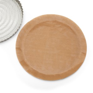 Stampo per crostata forato, con carta da forno inclusa, acciaio inossidabile, 28 cm - de Buyer