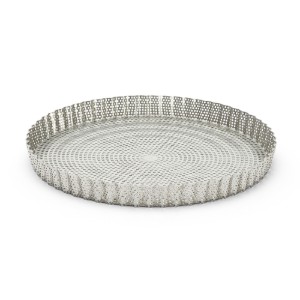 Stampo per crostata forato, con carta da forno inclusa, acciaio inossidabile, 28 cm - de Buyer