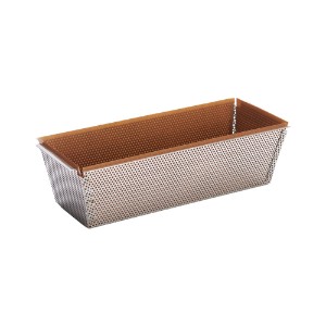 Perforated mould, stainless steel, 26 x 10.3 cm - de Buyer