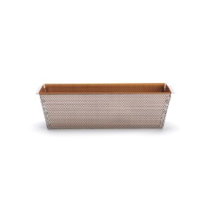 Geperforeerde deegvorm, roestvrij staal, 26 x 10,3 cm - de Buyer