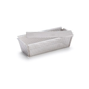Geperforeerde deegvorm, roestvrij staal, 26 x 10,3 cm - de Buyer