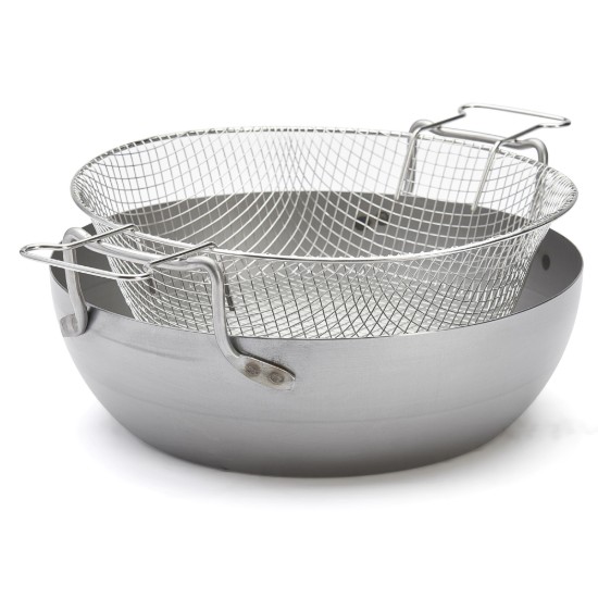 Cepšanas grozs, 34 cm, nerūsējošais tērauds - de Buyer
