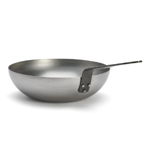 Round wok, steel, 28 cm, "Mineral B" - de Buyer