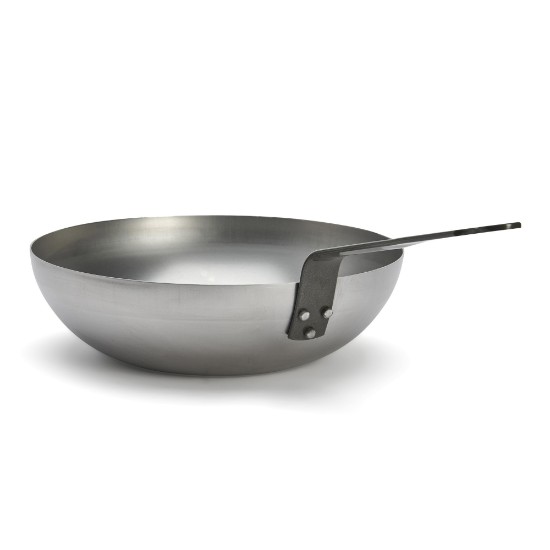 Okrugli wok, čelik, 28 cm, "Mineral B" - de Buyer