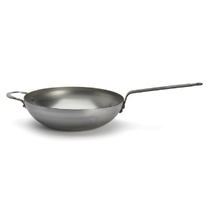 Ümmargune sangadega vokk, teras, 32 cm, "Mineral B" - de Buyer