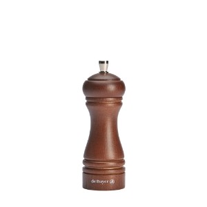 Drevený mlynček na korenie, 14 cm, "Java", Dark - de Buyer