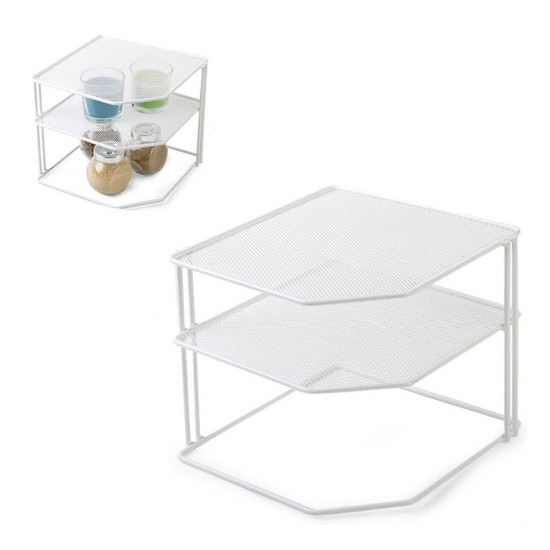 Cupboard organizer, metal, 23 × 23 × 21.5 cm - Confortime