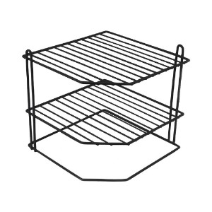 Organizador rincón de cocina, metal, 22×22×22 cm - Confortime