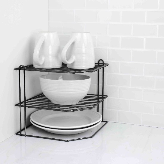 Køkkenhjørnearrangør, metal, 22 × 22 × 22 cm - Confortime