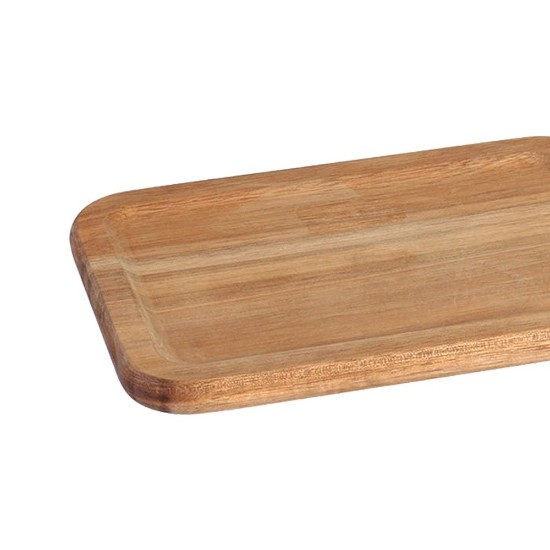 Platter freastalaithe le haghaidh appetizers, adhmad acacia, 30 × 14.5 cm, tiús 1.5 cm - Viejo Valle
