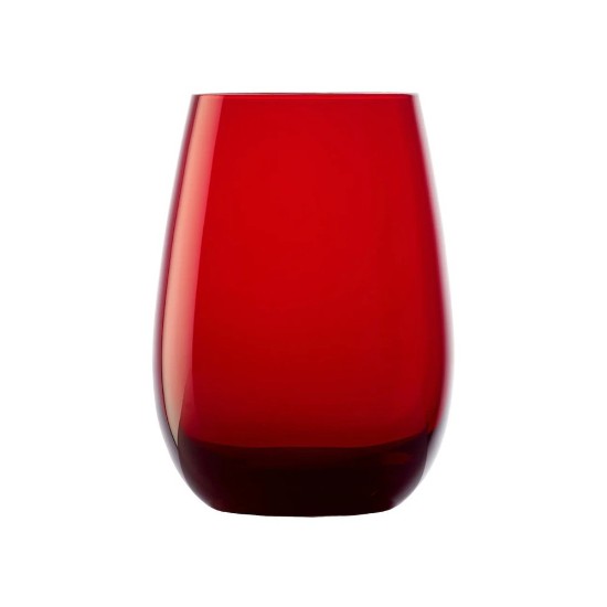 Set van 6 ELEMENTS waterglazen, glas, 465 ml, rood - Stölzle